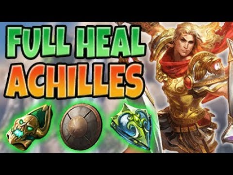 Full Heal Achilles Build! Smite Conquest | AcHEALes