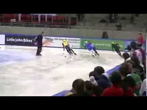 LIFYRENKO Serhiy - Short Track - ISU Euro 2014 - 500 m Men Quarterfinal 3