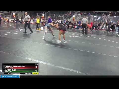 122 Lbs Champ. Round 2 - Alyssa Ruiz, Team Texas Vs Taimane Benemerito, Team Alabama 875c