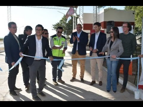 Inauguración y puesta en funcionamiento de balanza en el puesto de control de El Naranjo