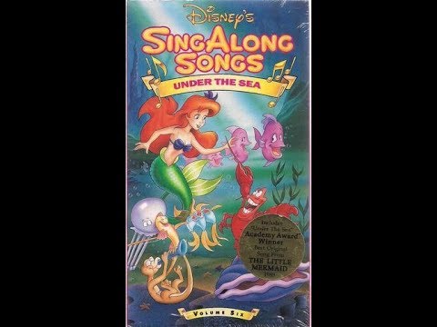 Opening and Closing to Disney's Sing Along Songs - Under the Sea 1990 VHS