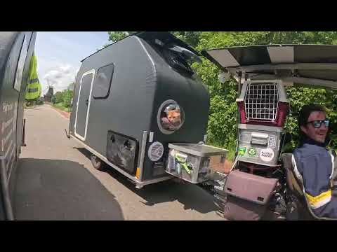 Wir fahren über Stade nach Hamburg