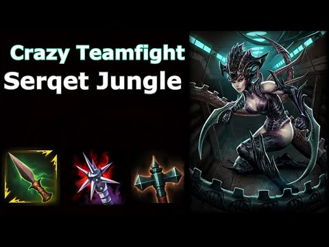 Serqet never dies!!! Smite Ranked Jungle Conquest Gameplay