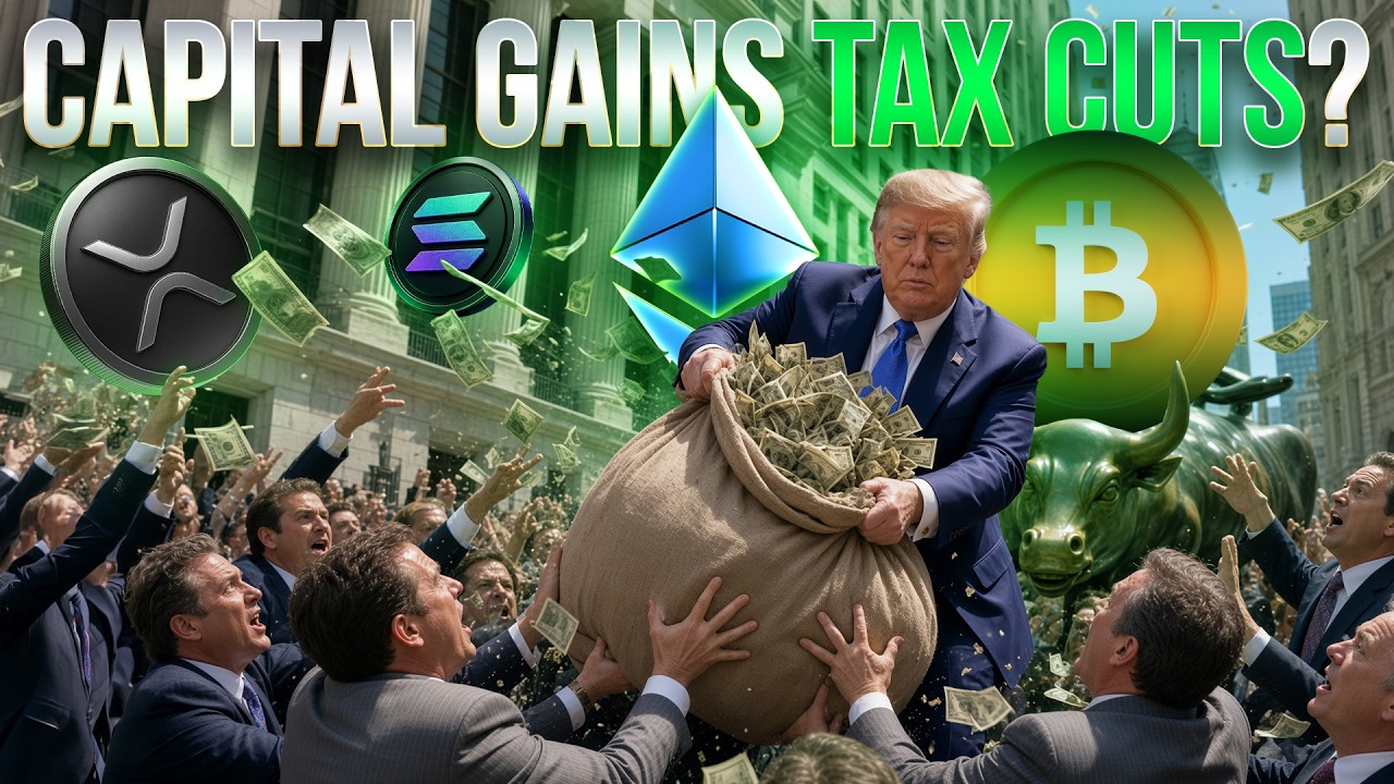 Trump Promises Capital Gains Tax Cuts 💰 Crypto Catalyst or Midterm Bait? 👀