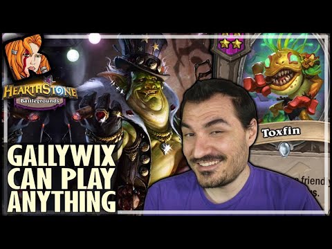 GALLYWIX CAN PLAY ANYTHING! - Hearthstone Battlegrounds