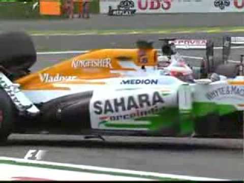 [F1 2013] Incidente entre Pastor Maldonado e Paul di Resta - Incident between Maldonado and di Resta