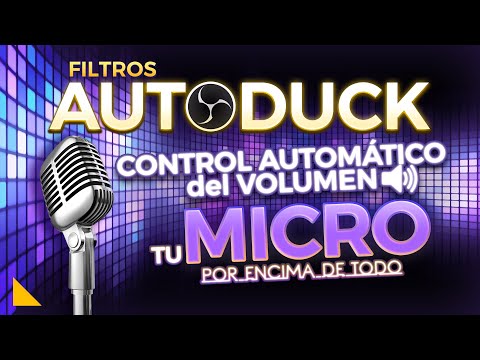 OBS Studio Autoduck (Ducking) - Ajuste automático del volumen de la música/juego con el compresor