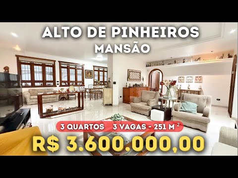 Vídeo do imóvel — Casa térrea à Venda no Alto de Pinheiros ? São Paulo