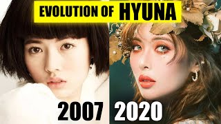 HYUNA (현아) EVOLUTION (All groups &amp; collaborations) 2007 - 2020