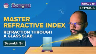 All About Refraction of light: Refraction Through a Glass Slab Class 10 Science | Class 10 Boards