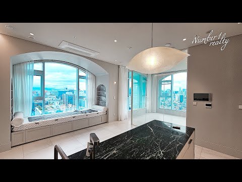 Yeoksam-dong Luca 831 Officetel is luxurious with its arch-shaped details and expansive view~WOW~!!