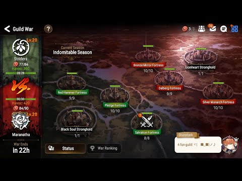 [Epic Seven] Indomitable Season Guild War: Striders vs Marantha (2023/03/29)