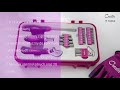 Набор инструментов Topex Creator 37 ед. розовый 40D100 - видео