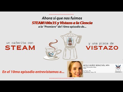 10mo Cafecito con STEAM y una Pizca de Vistazo