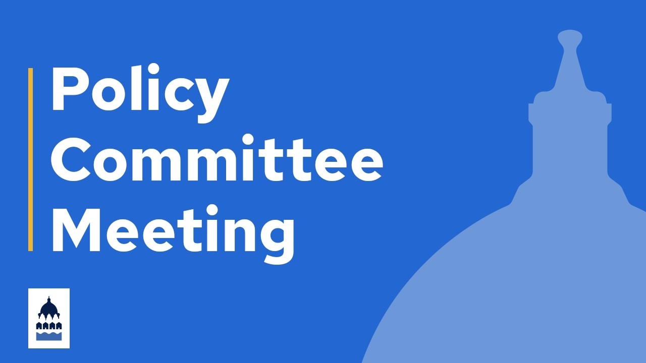 October 14, 2026 - Policy Committee Meeting