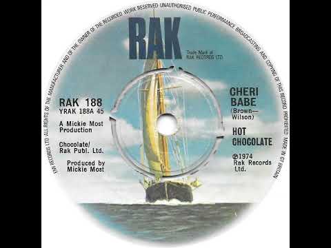UK New Entry 1974 (272) Hot Chocolate - Cheri Babe