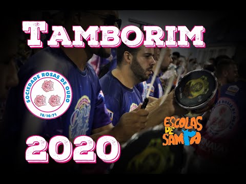 Rosas de Ouro 2020 - Desenho de Tamborim