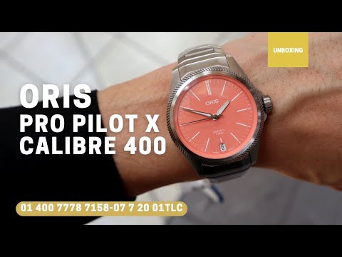 Oris Pro Pilot X Calibre 400 Salmon Dial 01 400 7778 7158-07 7 20 01TLC