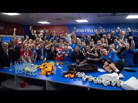 RUSIJA-HRVATSKA SLAVLJE U SLAVONSKOM BRODU!! U POLUFINALU SMO!!!! 07.7.2018!!