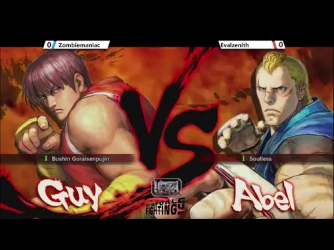 Virtual Fighting Cup Losers Finals - Zombiemaniac (Guy) vs Evalzenith (Abel)