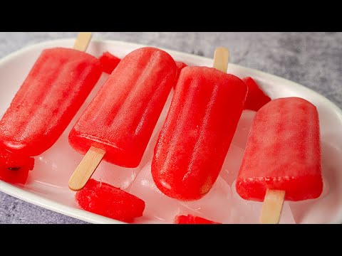 Watermelon Lolly Ice Cream | Watermelon Popsicle | Watermelon Ice Cream Recipe | Yummy