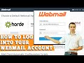 HOW TO LOG INTO YOUR WEBMAIL ACCOUNT? [STEP BY STEP]☑️