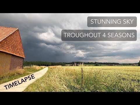 Sky TIMELAPSE  [4 seasons in 8 minutes]