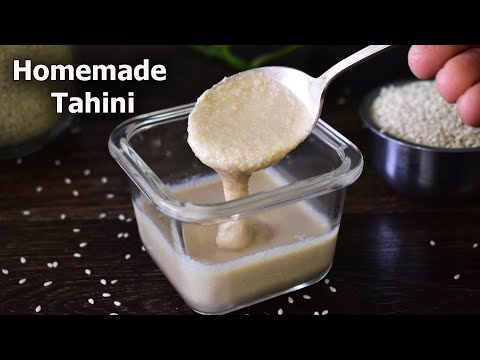 🔥 Homemade Tahini in 10 Minutes! | No Store-Bought Needed | Easy & Healthy Sesame Paste Recipe
