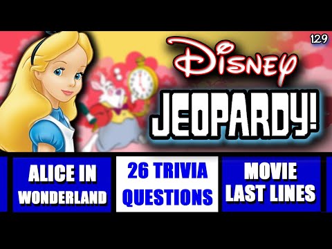 Disney Jeopardy Quiz • 26 Clue Game • Test your Knowledge