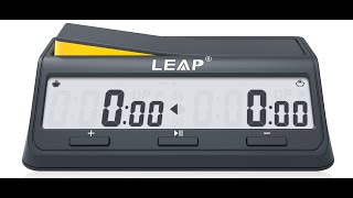 Leap digital Chess Clock - model # PQ9917 - part 2 : how to use