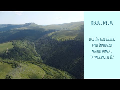 DEALUL NEGRU, locul în care dacii au oprit înaintarea armatei romane în vara anului 102