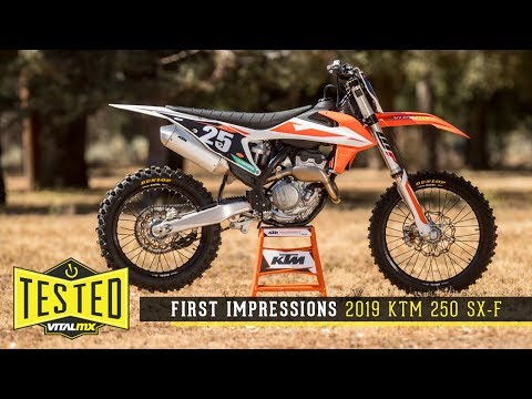 First Impressions: 2019 KTM 250 SX-F