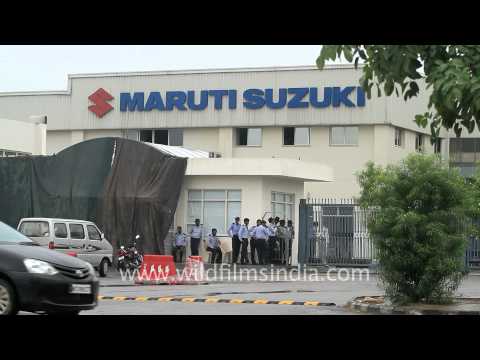 Security at Maruti Suzuki's Manesar plant