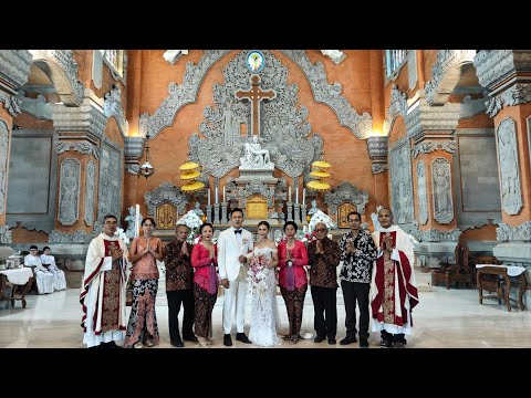 SAKRAMEN PERKAWINAN KATOLIK FELIX ROCKY WIBHAWA 🩷 PUSPITA DEWI I 2-5-25 I GYGYB I DENPASAR I BALI