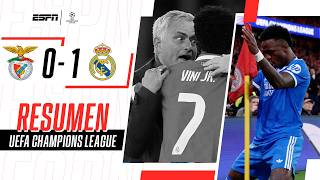 EL REAL SE QUEDÓ CON LA IDA EN UN PARTIDAZO CALIENTE EN LISBOA | Benfica 0-1 R. Madrid | RESUMEN