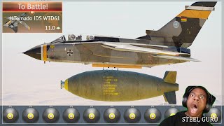 The ENTIRE GERMAN tech tree grind! [Using Tornado, MiG-21] 🔥😭 UNIQUE moments HERE! (I'm not jok!)