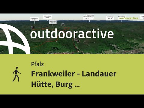 Wanderung in der Pfalz: Frankweiler - Landauer Hütte, Burg Scharfeneck, ...