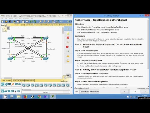4.2.2.3 Packet Tracer – Fehlerbehebung bei EtherChannel