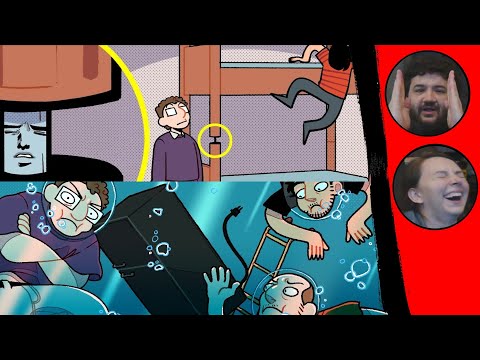 Mark and Bob Bunk Their Beds & Bob's Fridge - @markiplier | RENEGADES REACT