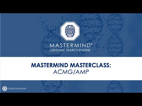 Mastermind Masterclass: ACMG/AMP Classification