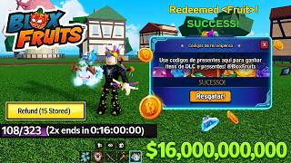 NOVOS CÓDIGOS OP +31 CÓDIGOS DE 2X XP BELI E RESET NO BLOX FRUITS 2026 - blox fruit codes...