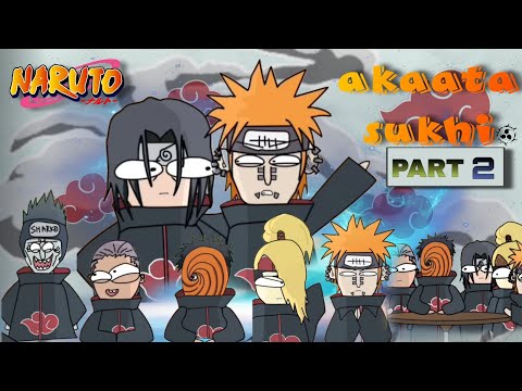Akatsuki Gang ka Asli Andaaz! part 2:😂☁️ #boffoparadise | Funny Anime Animation"#AkatsukiVibes#video