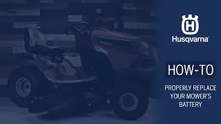 Zero Turn Mower and Riding Lawn Mower Battery Replacement