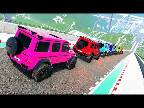 Epic High Speed Jumps LIVE - BeamNG.Drive | Car Jump Arena 2