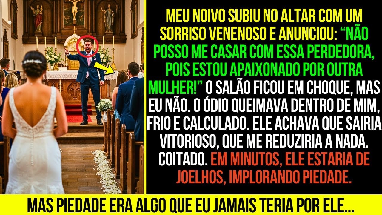 "Não Vou me Casar Com Essa PERDEDORA!" Meu Noivo me Humilhou, Mas eu Teria minha Vingança...