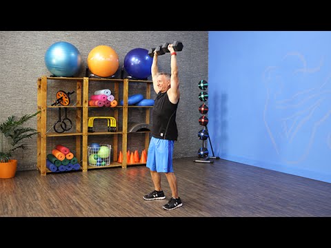 Biceps Curl to Overhead Press