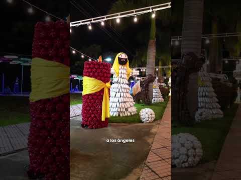 🎄Isla Pucú en Paraguay el pesebre gigante hecho con botellas plásticas que sorprende en Navidad