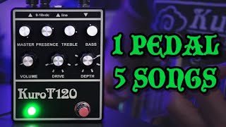Video thumbnail for 5 Different Sounds With KURO T120 + Pedal Platform Shootout by ToneMorph Dan