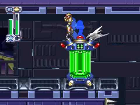 Megaman X4 - Skiping the First Capsule at Storm Owl's Stage