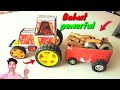 How To Make Tractor Trolley From Matchbox Diy Tractor Science Project Mini Tractor Toy